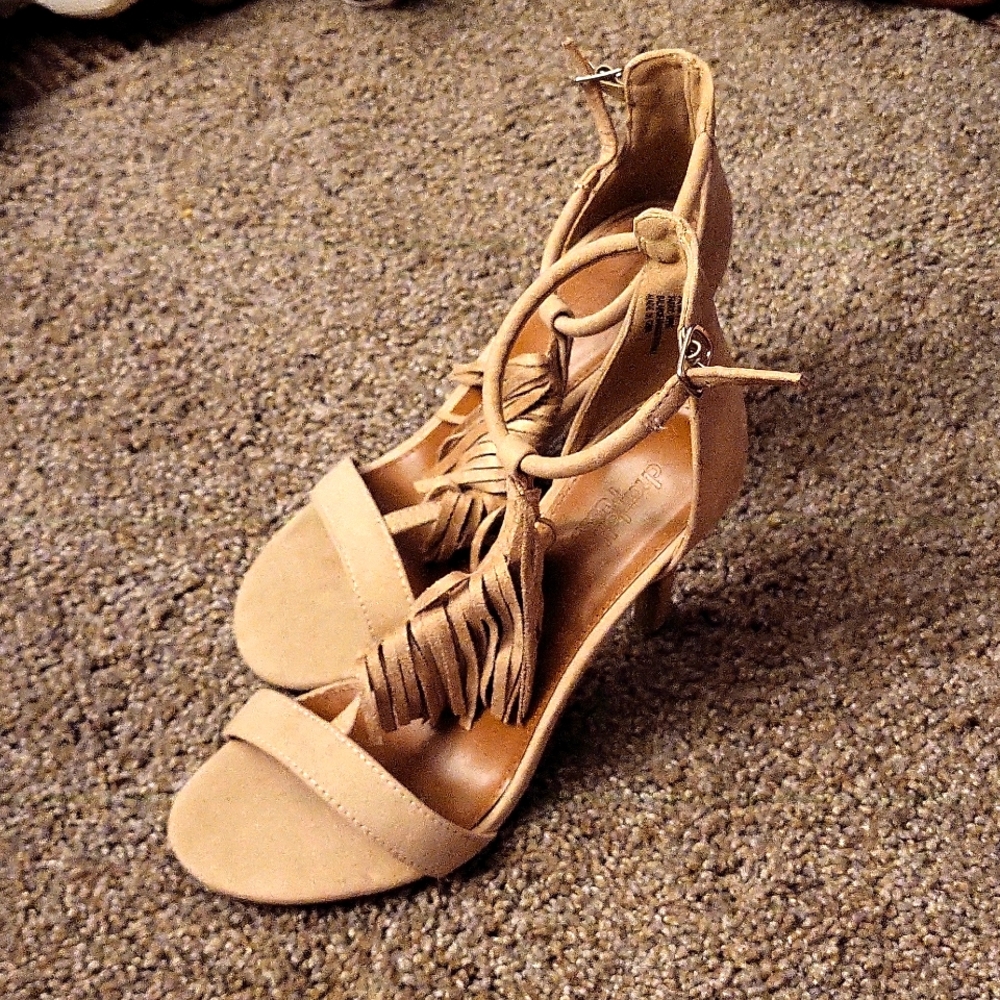 Charlotte Russe fringe heels